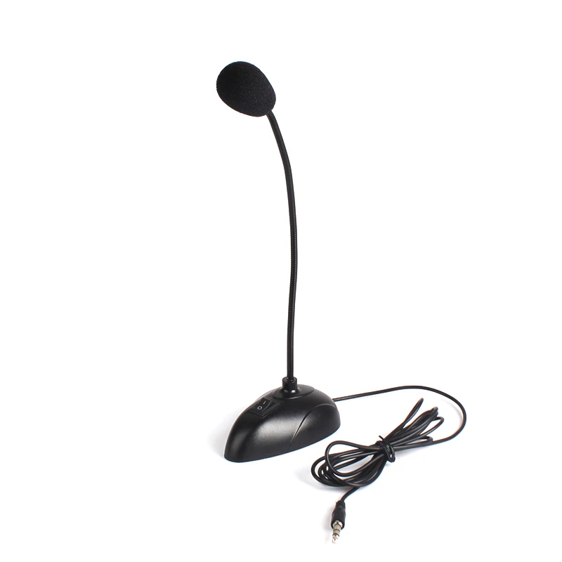Brand New Portable 3.5mm Jack Plug Flexible Mini PC Microphone Studio Speech Mic Stand Holder for PC or Mac Desktop Notebook
Brand New Portable 3.5mm Jack Plug Flexible Mini PC Microphone Studio Speech Mic Stand Holder for PC or Mac Desktop Notebook