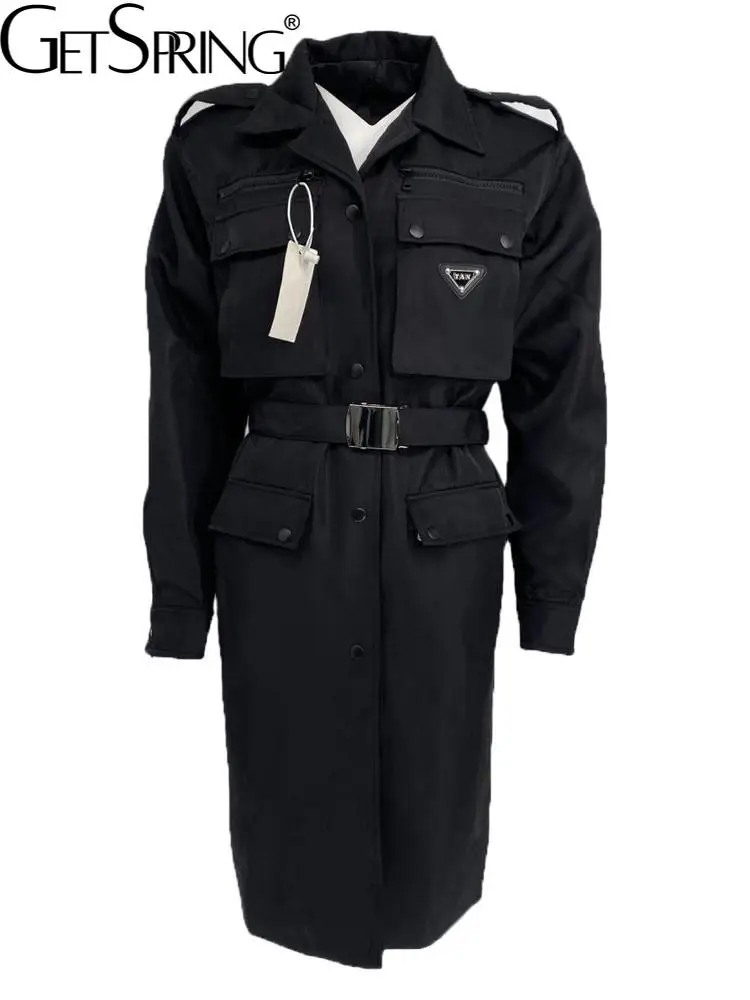 Getspring Women Trenchcoat 2022 Spring Autumn Vintage Fashion Long Sleeve Long Women Trench Coat Deginer Coats Wholesale New
Getspring Women Trenchcoat 2022 Spring Autumn Vintage Fashion Long Sleeve Long Women Trench Coat Deginer Coats Wholesale New