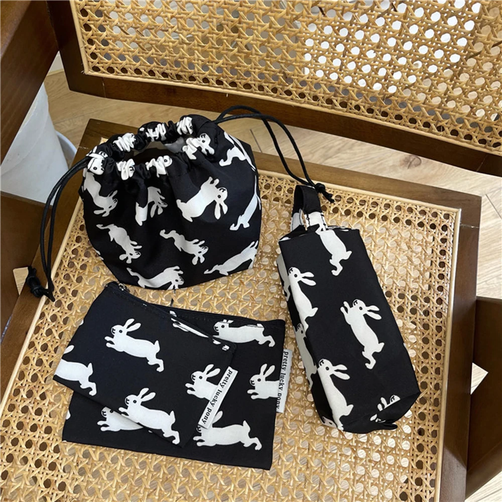 Ins Rabbit Cute Drawstring Storage Bags Korean Fashion Bunny Cosmetic Makeup Toiletry Bag Case Travel Cloth Packing Pouch
Ins Rabbit Cute Drawstring Storage Bags Korean Fashion Bunny Cosmetic Makeup Toiletry Bag Case Travel Cloth Packing Pouch