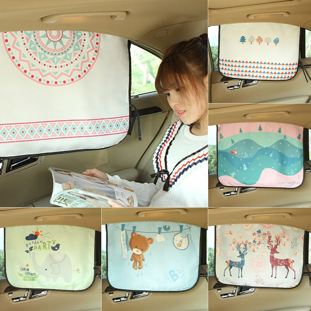 60x45cm Universal Car Sun Shade Cover Magnetic UV Protection Side Window Sunshade Curtain For Baby Kids Cute Cartoon Car Styling
60x45cm Universal Car Sun Shade Cover Magnetic UV Protection Side Window Sunshade Curtain For Baby Kids Cute Cartoon Car Styling