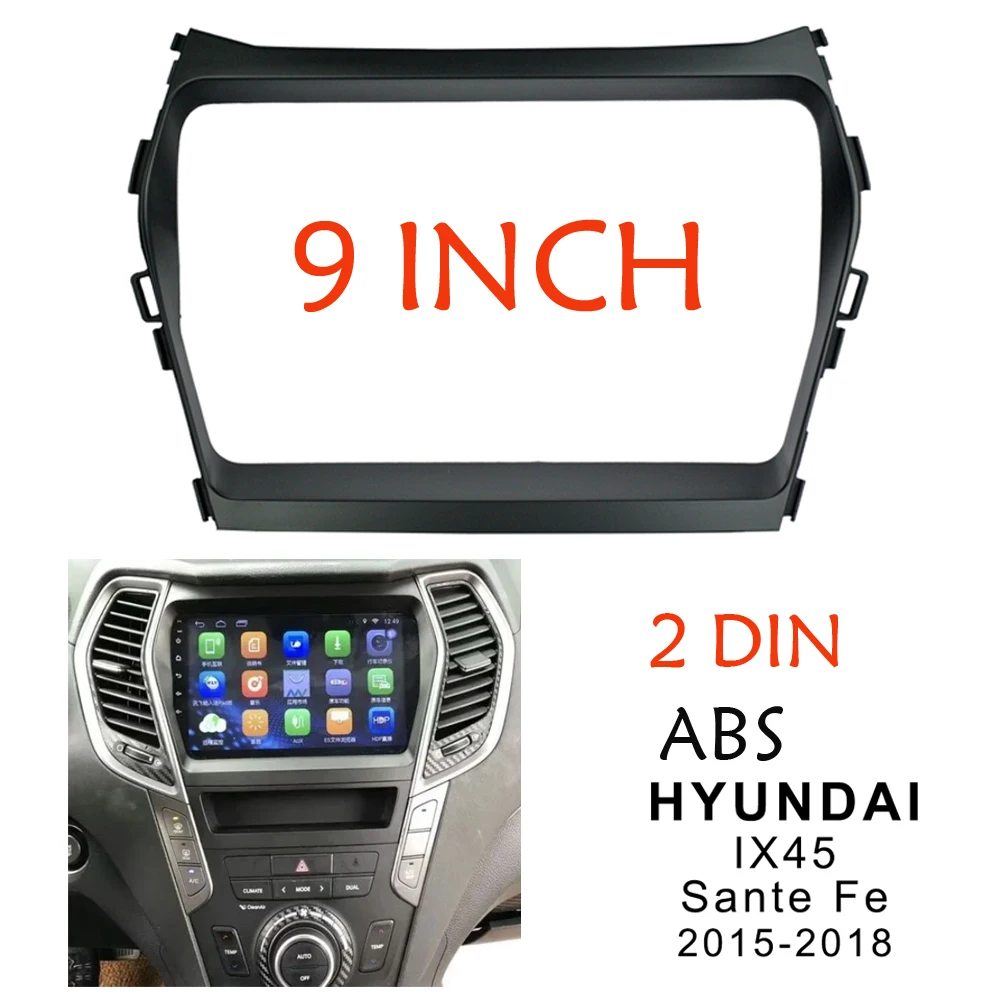 Панель Автомобильная byncg, 9 дюймов, 2 Din, для HYUNDAI IX45 / SANTA FE 2013-2018
Панель Автомобильная byncg, 9 дюймов, 2 Din, для HYUNDAI IX45 / SANTA FE 2013-2018