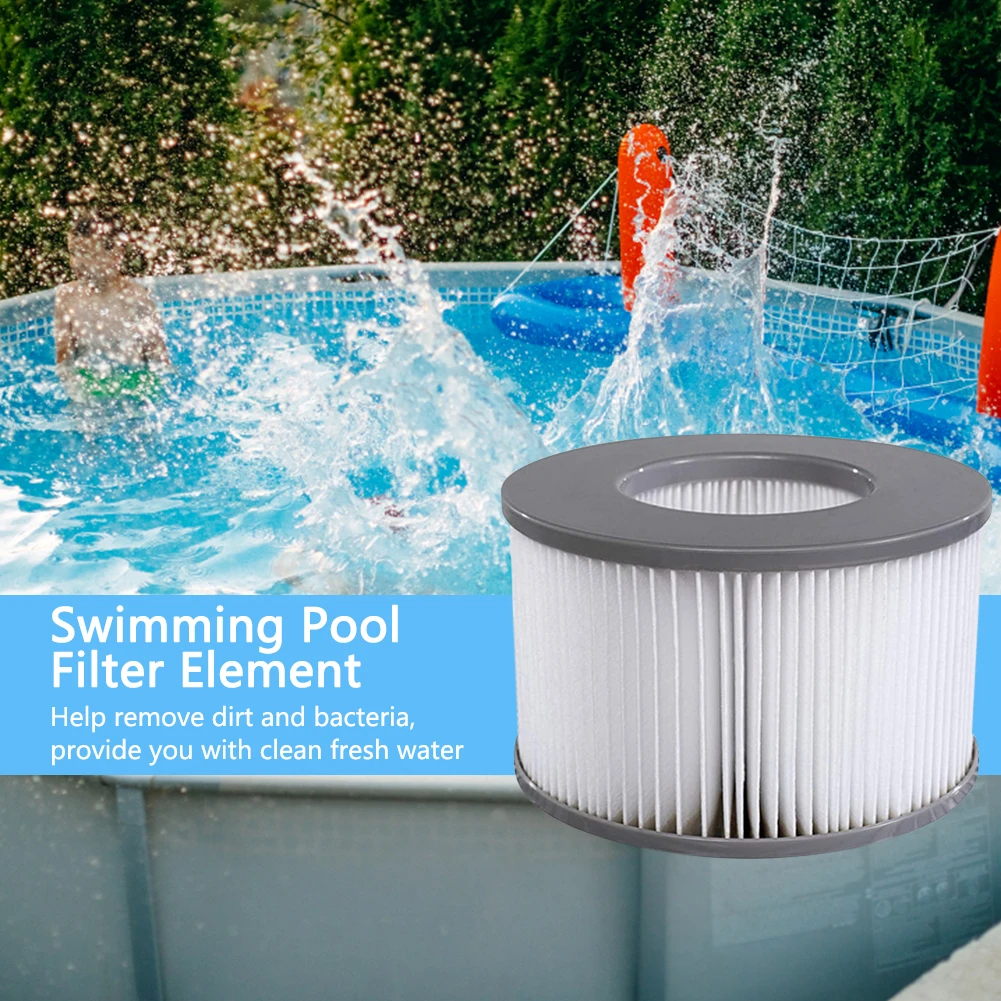 Resin Cleaning Filter Elements for Inflatable Swimming Pool SPA Filter Cartridge Cleaner Replacement Accessories Grey
Resin Cleaning Filter Elements for Inflatable Swimming Pool SPA Filter Cartridge Cleaner Replacement Accessories Grey