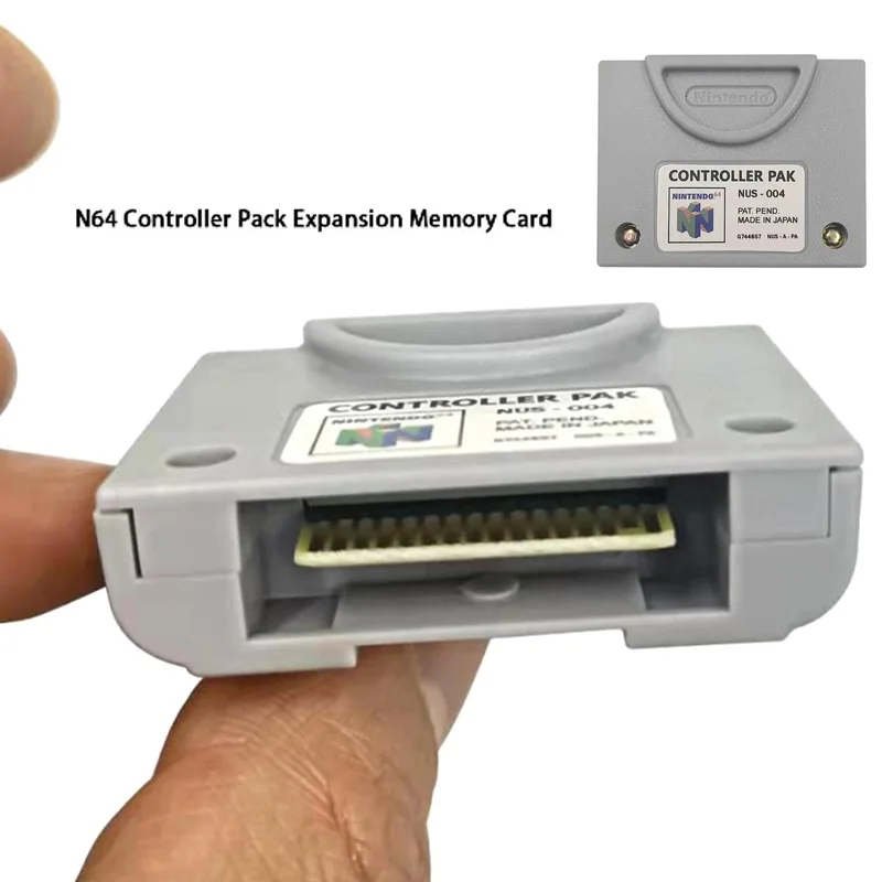 

Pack Expansion Memory Card Cartridge for N64 Controller Pak (NUS-004) Replacement Save Your N64 Game Progress