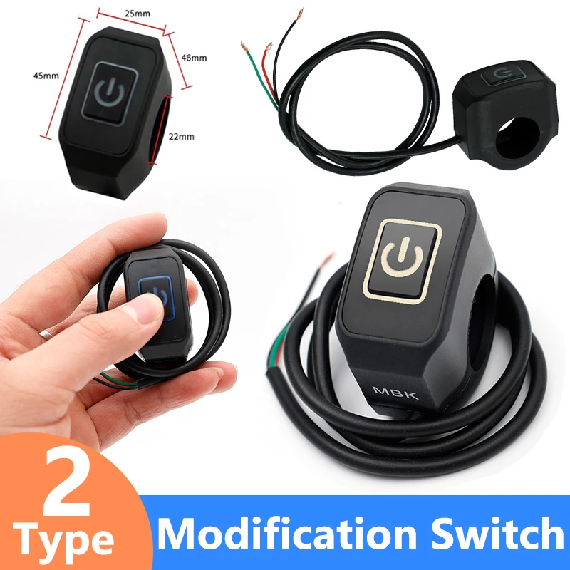 Motorcycle Switch Headlight Horn Modified Control Switch Handlebar Mount Red Blue White Yellow Green Button with LED Light
Motorcycle Switch Headlight Horn Modified Control Switch Handlebar Mount Red Blue White Yellow Green Button with LED Light