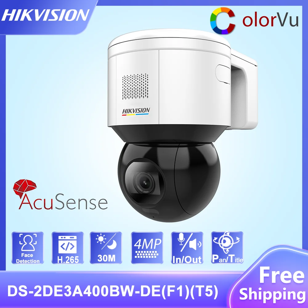 Hikvision 4MP ColorVu Mini PT Dome Acusence сетевая камера DS-2DE3A400BW-DE(F1)(T5) Двухсторонняя аудиосвязь WDR камера видеонаблюдения камера
Hikvision 4MP ColorVu Mini PT Dome Acusence сетевая камера DS-2DE3A400BW-DE(F1)(T5) Двухсторонняя аудиосвязь WDR камера видеонаблюдения камера