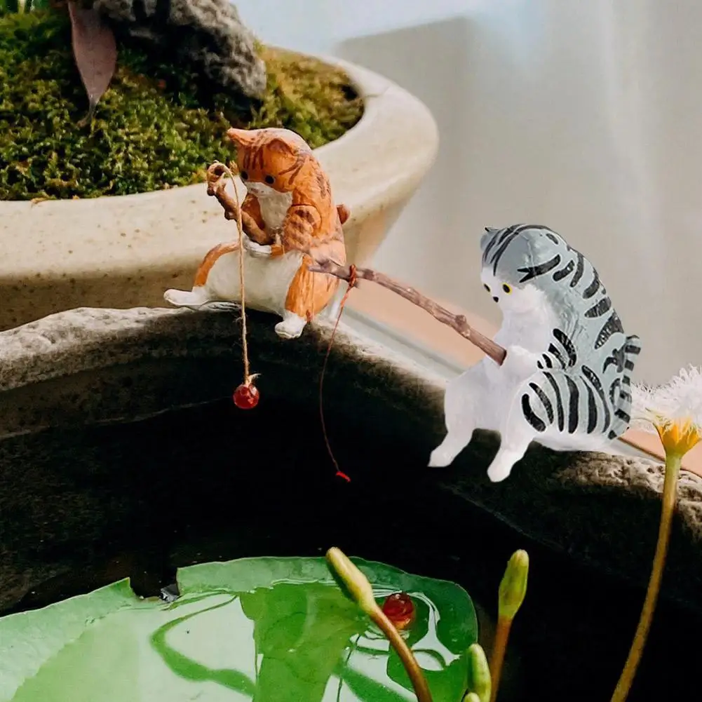 3 Colors Fishing Aquarium Decoration Fish Land Scaping Cat Ornaments Fish Tank Decoration Cartoon Cat Home Decorations
3 Colors Fishing Aquarium Decoration Fish Land Scaping Cat Ornaments Fish Tank Decoration Cartoon Cat Home Decorations