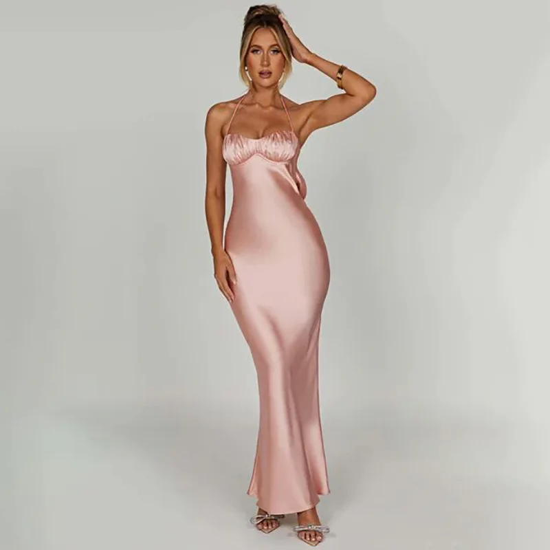 Adogirl 2023 Autumn Winter INS New Women Fashion Solid Hanging Neck Sexy Backless Hip Wrap Bodycon Dress Casual Evening Dress
Adogirl 2023 Autumn Winter INS New Women Fashion Solid Hanging Neck Sexy Backless Hip Wrap Bodycon Dress Casual Evening Dress