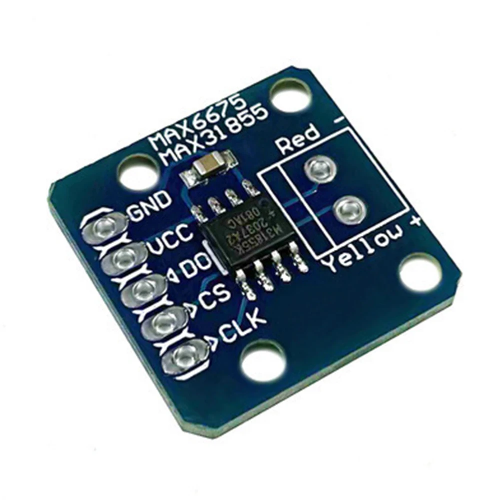 3-5V DC MAX6675 Module K Type Thermocouple Temp Sensor For Arduino Thermocouple Breakout Board Temperature Measurement Module
3-5V DC MAX6675 Module K Type Thermocouple Temp Sensor For Arduino Thermocouple Breakout Board Temperature Measurement Module