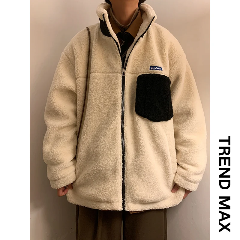 Новинка зимнее плюшевое утепленное пальто Мужская парка в стиле пэчворк теплая куртка из овечьей шерсти корейская мода пальто с воротником-стойкой уличные куртки большого размера
Новинка зимнее плюшевое утепленное пальто Мужская парка в стиле пэчворк теплая куртка из овечьей шерсти корейская мода пальто с воротником-стойкой уличные куртки большого размера