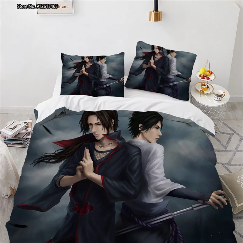 Fashion Naruto Anime Graphic Bedroom Decoration Quilt Cover Pillowcase 3D Digital Printed Bedding Set 2/3pcs
Fashion Naruto Anime Graphic Bedroom Decoration Quilt Cover Pillowcase 3D Digital Printed Bedding Set 2/3pcs