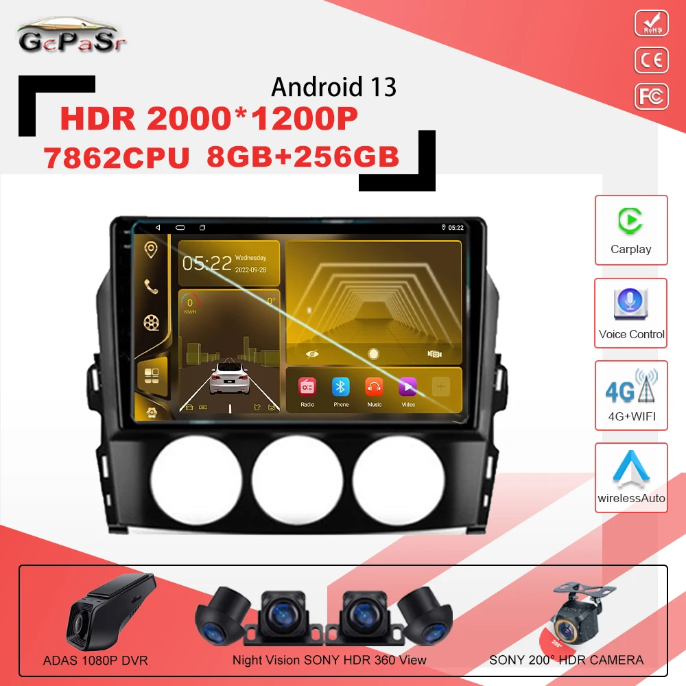 Carplay автомобильный Android 13 автомобильный радиоплеер для Mazda MX-5 MX5 MX 5 NC 2005-2015 Carplay Автомобильный мультимедийный экран WIFI7862CPU IPS
Carplay автомобильный Android 13 автомобильный радиоплеер для Mazda MX-5 MX5 MX 5 NC 2005-2015 Carplay Автомобильный мультимедийный экран WIFI7862CPU IPS