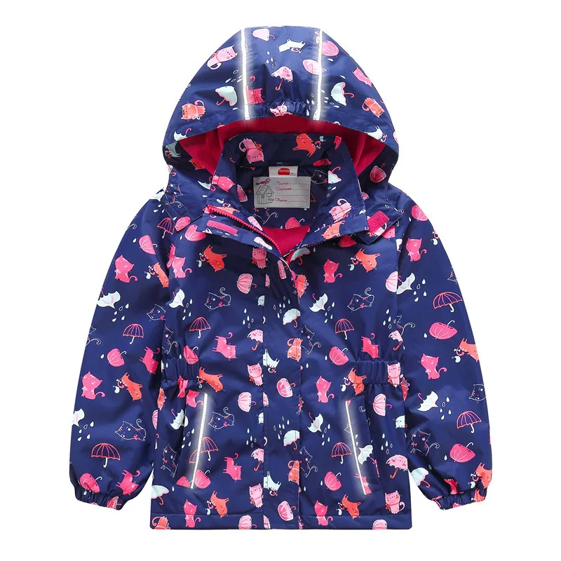 New Spring Children little Girls clothing Hooded Jacket Windproof Waterproof Outdoor Sports Print Top Autumn Fleece Warm Clothes 
New Spring Children little Girls clothing Hooded Jacket Windproof Waterproof Outdoor Sports Print Top Autumn Fleece Warm Clothes