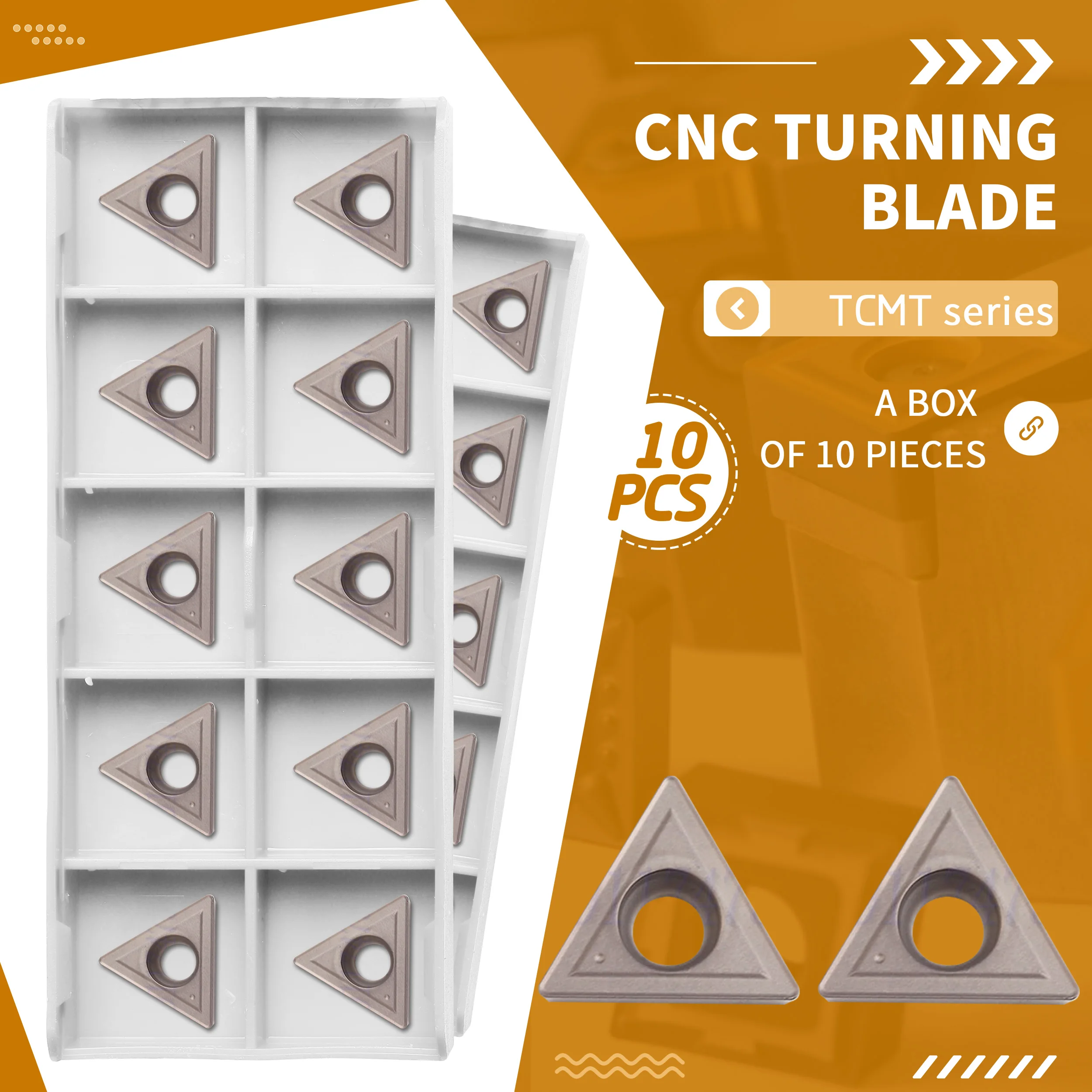 10Pcs TCMT110204-MT NK60 CNC Lathe Metal Ceramics Turning Tools Carbide Cutting Inserts Boring Hole High Finish Wear-resistant
10Pcs TCMT110204-MT NK60 CNC Lathe Metal Ceramics Turning Tools Carbide Cutting Inserts Boring Hole High Finish Wear-resistant