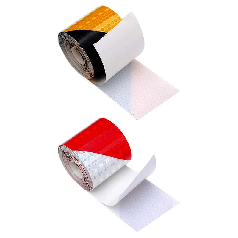 3 м * 50 мм призматическая Водонепроницаемая наклейка наклонная форма Светоотражающая предупреждающая лента рулон самоклеящаяся безопасная... 
3 м * 50 мм призматическая Водонепроницаемая наклейка наклонная форма Светоотражающая предупреждающая лента рулон самоклеящаяся безопасная...
