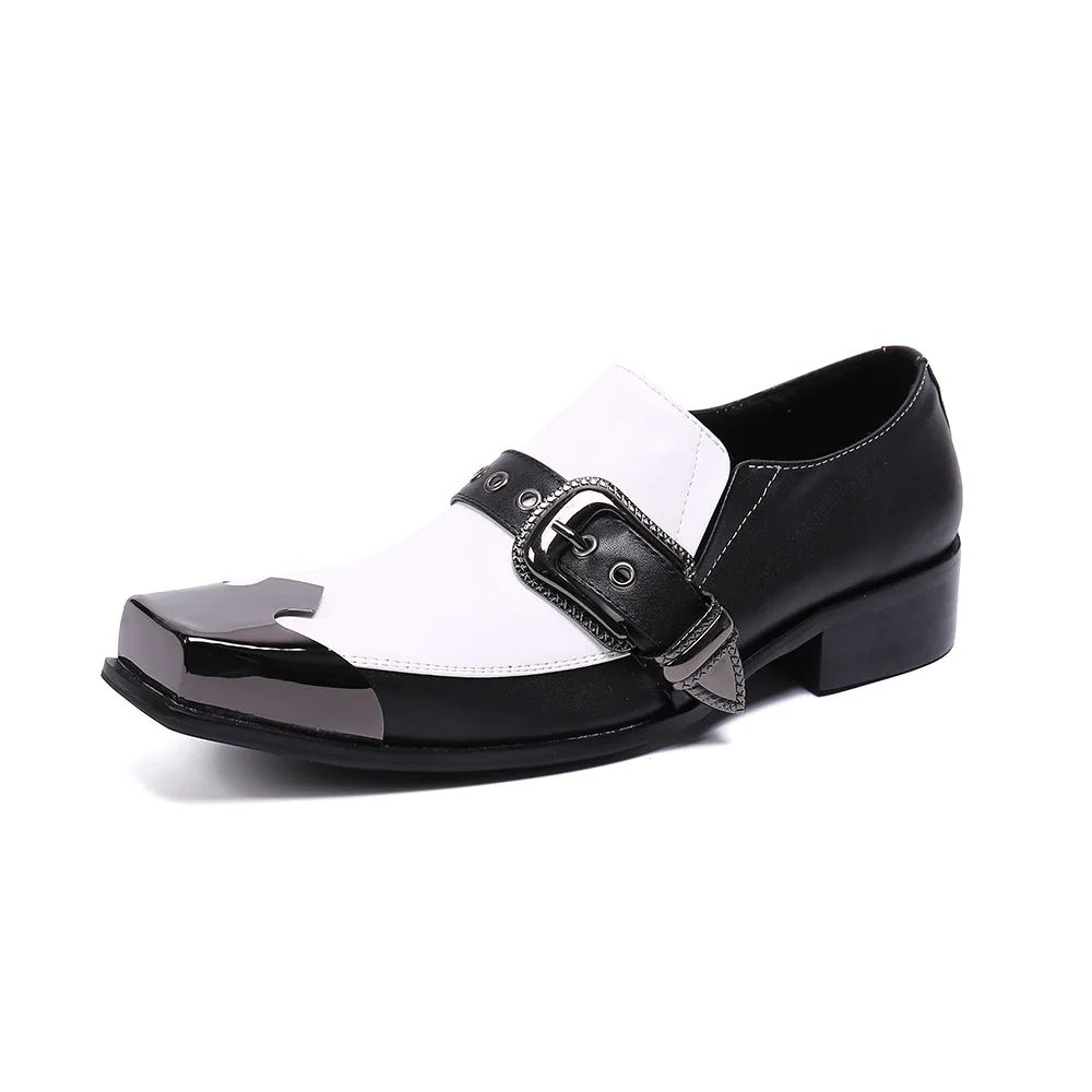 New Men's Casual Leather Shoes A Pedal Leather Trend Personality Comfortable and Breathable White British Beanie Shoes
New Men's Casual Leather Shoes A Pedal Leather Trend Personality Comfortable and Breathable White British Beanie Shoes