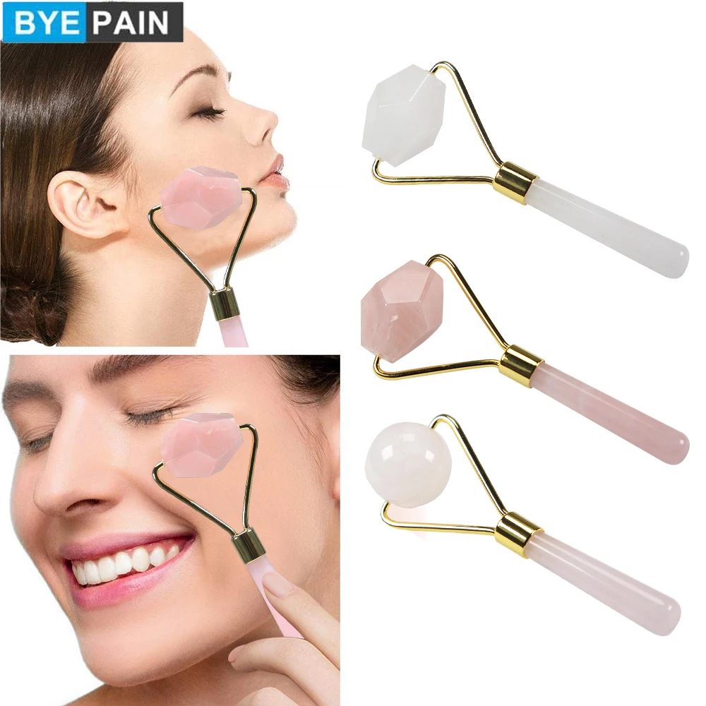 BYEPAIN Jade Roller Massager Face Natural Stone Slimming Lift Massage Facial Tools Beauty Skin Care Tools For Chin Neck
BYEPAIN Jade Roller Massager Face Natural Stone Slimming Lift Massage Facial Tools Beauty Skin Care Tools For Chin Neck