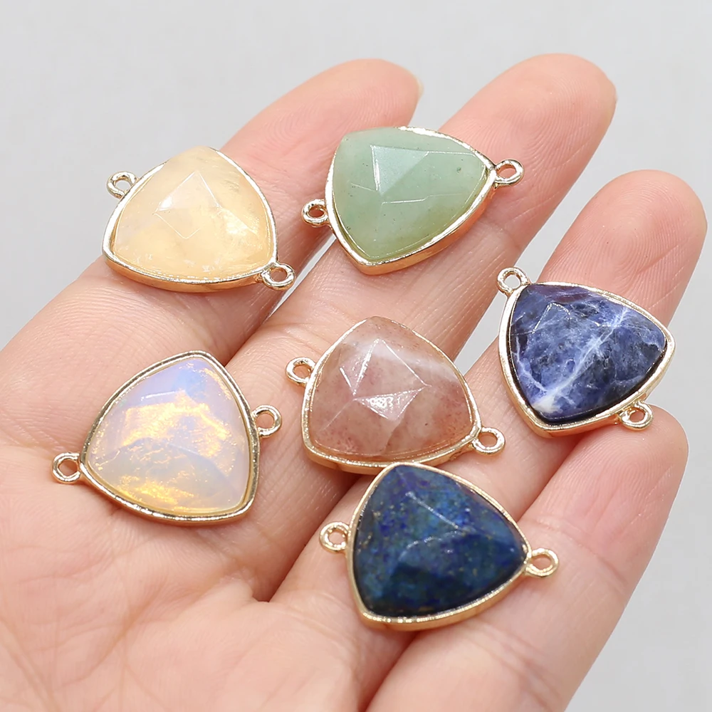Natural Semi-preciou Stone Opal Pendant Triangle Shaped Pyramid Section Charm For Jewelry Making DIY Necklace Accessorie 2pcs
Natural Semi-preciou Stone Opal Pendant Triangle Shaped Pyramid Section Charm For Jewelry Making DIY Necklace Accessorie 2pcs