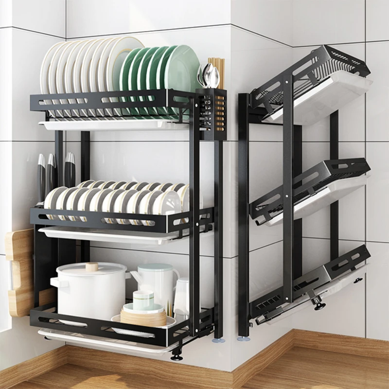 Wholesale New No Drilling 3 Tier Wall Hanging Tableware Drain Dry Kitchen Organizer Folding Free Installation Storage Dish Rack
Wholesale New No Drilling 3 Tier Wall Hanging Tableware Drain Dry Kitchen Organizer Folding Free Installation Storage Dish Rack