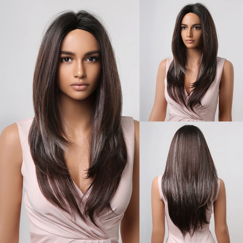 Ombre Brown Long Straight Layered Synthetic Hair Wigs for Black Women Blonde Mixed Party Natural Wigs Heat Resistant Fiber
Ombre Brown Long Straight Layered Synthetic Hair Wigs for Black Women Blonde Mixed Party Natural Wigs Heat Resistant Fiber
