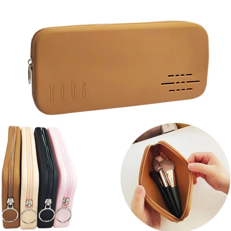 Personality Simple Fashion Cosmetics Makeup Brush Square Silicone Storage Bag Large Capacity Portable Zipper Bag
Personality Simple Fashion Cosmetics Makeup Brush Square Silicone Storage Bag Large Capacity Portable Zipper Bag