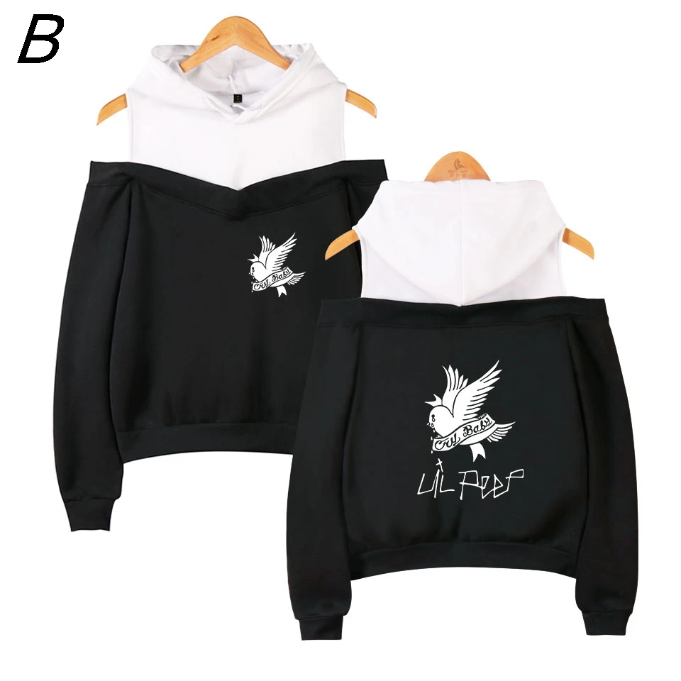 Новый свитшот с открытыми плечами Lil Peep Vrouwen Emo Rapper Cry Baby geprt Hoodies Plus Maten Voor случайный дизайн
Новый свитшот с открытыми плечами Lil Peep Vrouwen Emo Rapper Cry Baby geprt Hoodies Plus Maten Voor случайный дизайн