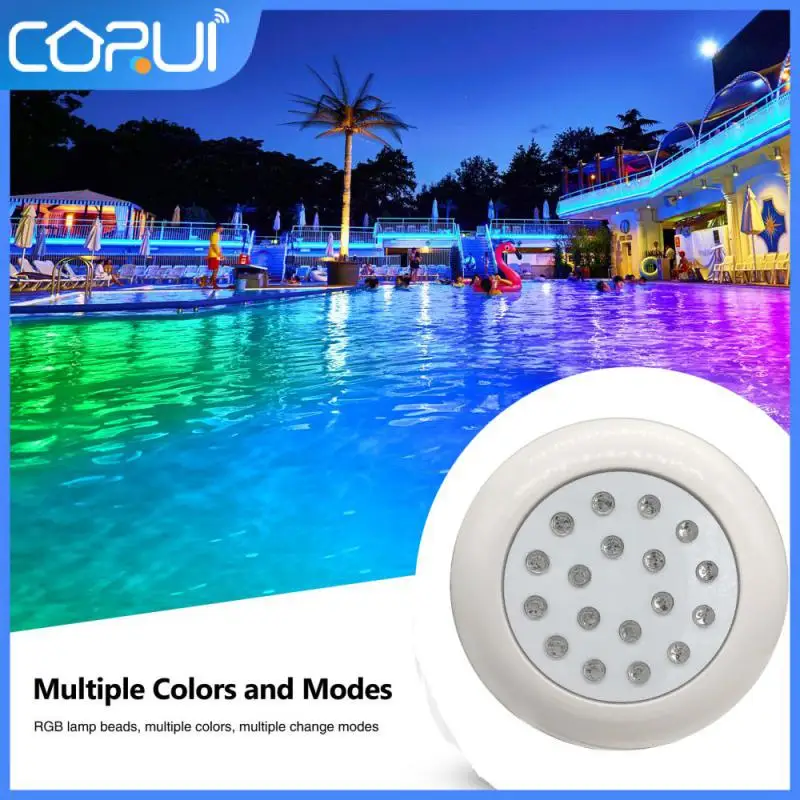 Pool Underwater Light 12V LED Light IP68 Seven Colorful RGB Waterproof Atmosphere Light Wall Mounted Pool Under Water Night Lamp
Pool Underwater Light 12V LED Light IP68 Seven Colorful RGB Waterproof Atmosphere Light Wall Mounted Pool Under Water Night Lamp
