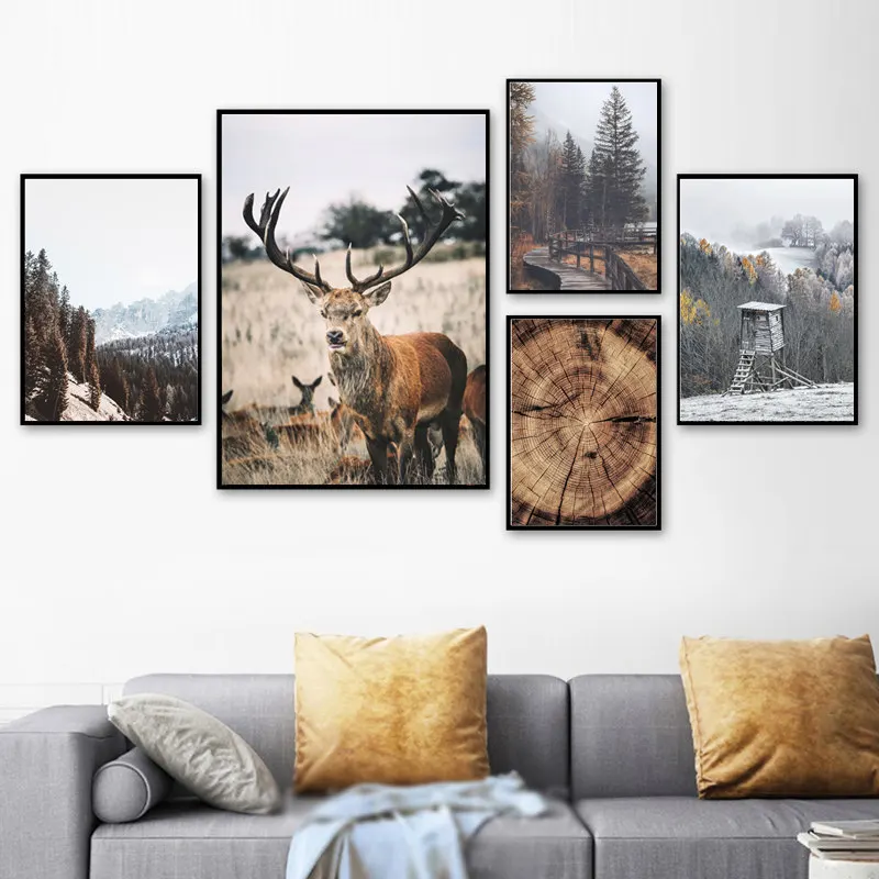 Autumn Forest Posters Home Decor Lovely Deer Paintings Nordic Canvas Modern Wall Art Picture For Living Room DecorationPainting
Autumn Forest Posters Home Decor Lovely Deer Paintings Nordic Canvas Modern Wall Art Picture For Living Room DecorationPainting