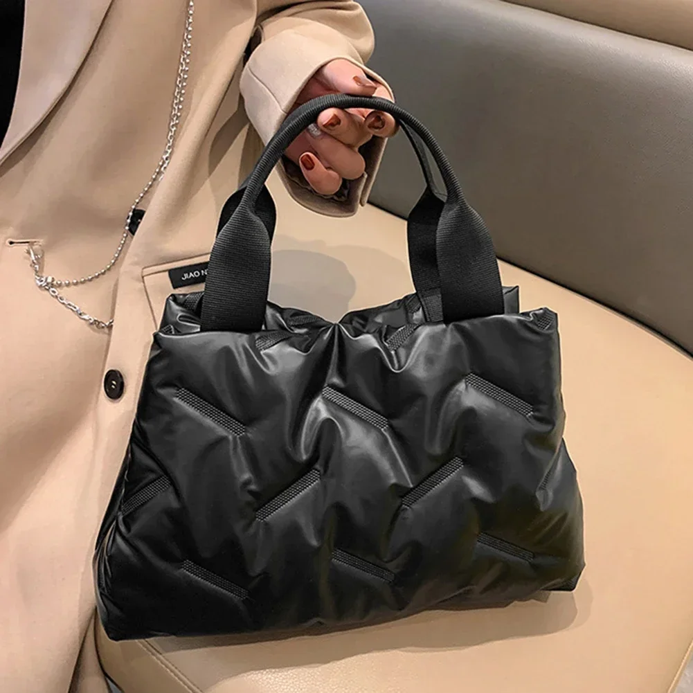 Women Quilted Hobo Bag Fashion Quilted Space Padded Handbag Shoulder Winter Female Pillow Large Capacity Tote Crossbody Bags
Women Quilted Hobo Bag Fashion Quilted Space Padded Handbag Shoulder Winter Female Pillow Large Capacity Tote Crossbody Bags