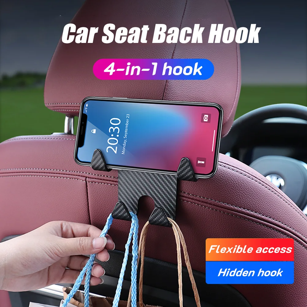New 1Pc Universal Car Seat Back Hook Headrest Hanger Car Bag Pouch Clothes Hanging Hooks Mobile Phone Holder Multi-Purpose Hooks
New 1Pc Universal Car Seat Back Hook Headrest Hanger Car Bag Pouch Clothes Hanging Hooks Mobile Phone Holder Multi-Purpose Hooks