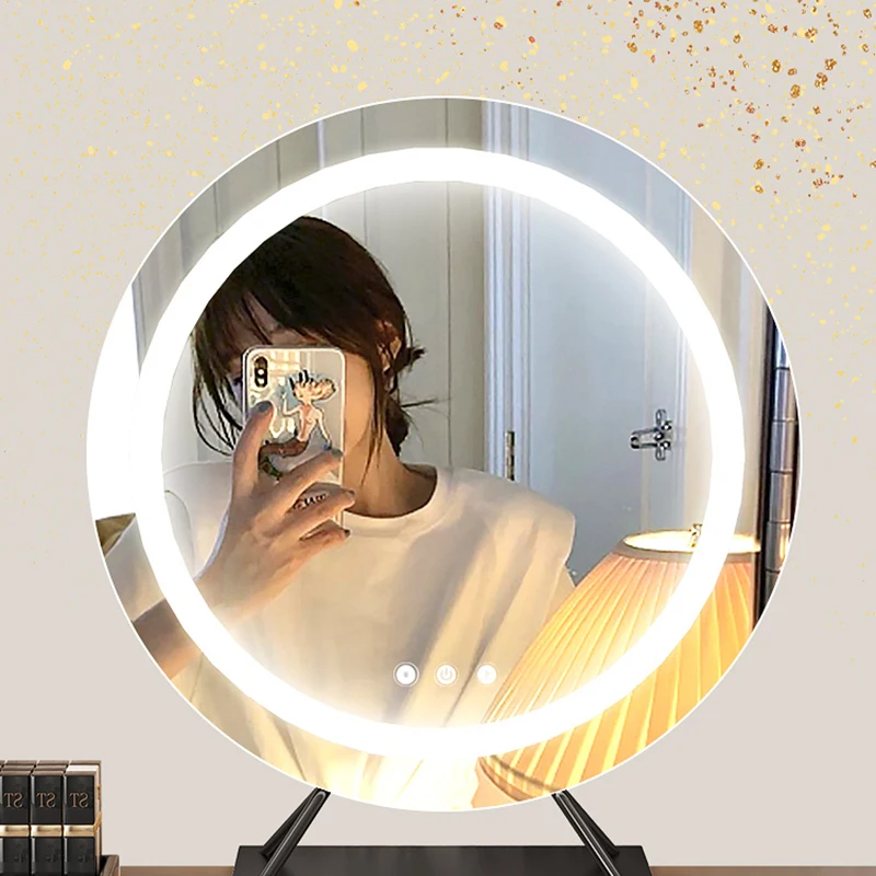 Led Lighted Makeup Smart Mirror Modern Round Table Kawaii Round Mirror Aesthetic Decoraciones Lusterko Decoracion Habitacion
Led Lighted Makeup Smart Mirror Modern Round Table Kawaii Round Mirror Aesthetic Decoraciones Lusterko Decoracion Habitacion