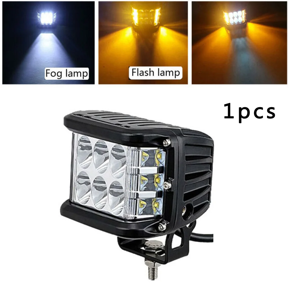 4" LED Cube Side Shooter Pod White & Amber High Quality auto Mounting Bracket SUV Truck Strobe Lamp Work Light Bar Headlight
4" LED Cube Side Shooter Pod White & Amber High Quality auto Mounting Bracket SUV Truck Strobe Lamp Work Light Bar Headlight