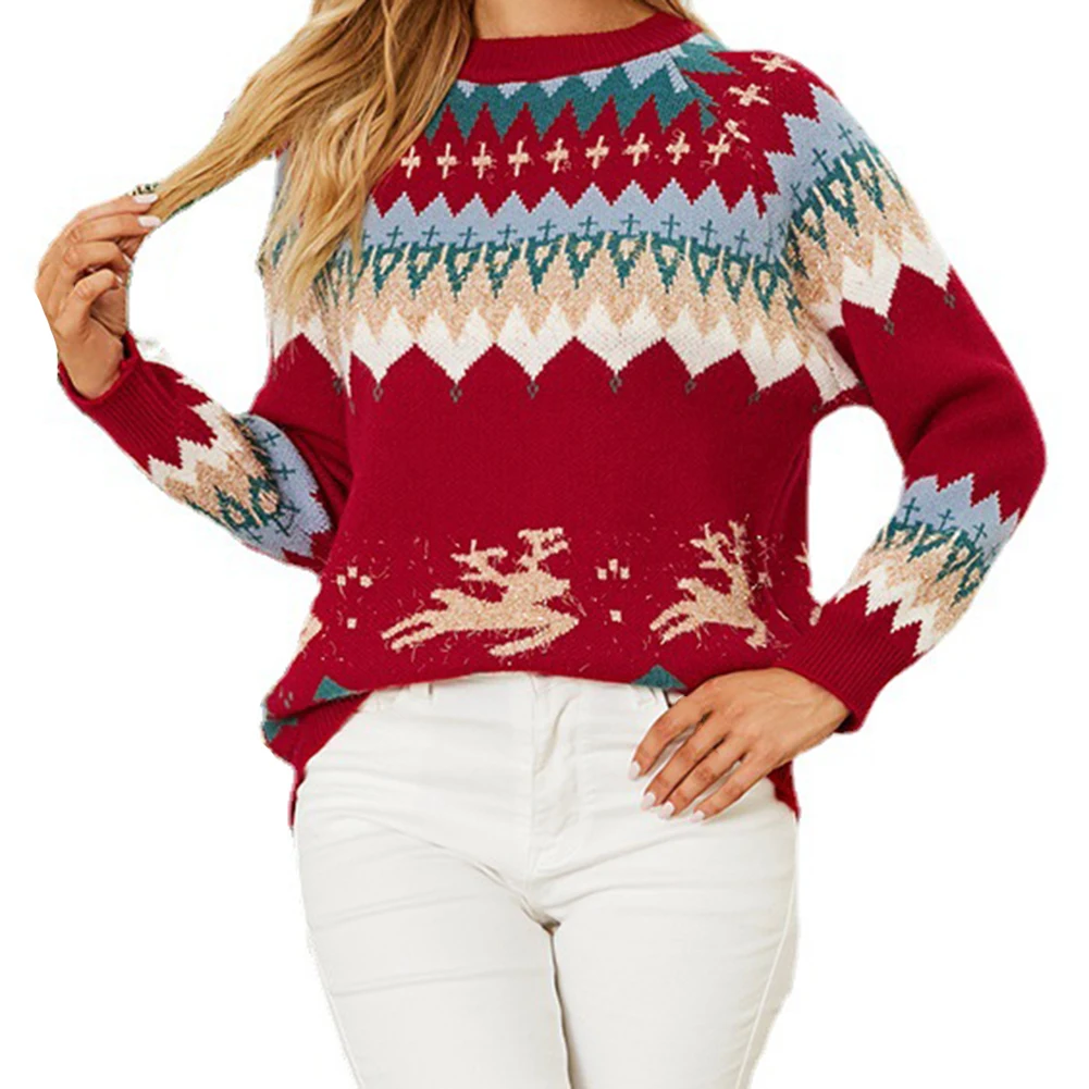 Casual Sweater Commuting Wind Daily Female Geometry+ Animal Motifs Knitted Long Sleeve Mens Round Neck Hot New
Casual Sweater Commuting Wind Daily Female Geometry+ Animal Motifs Knitted Long Sleeve Mens Round Neck Hot New