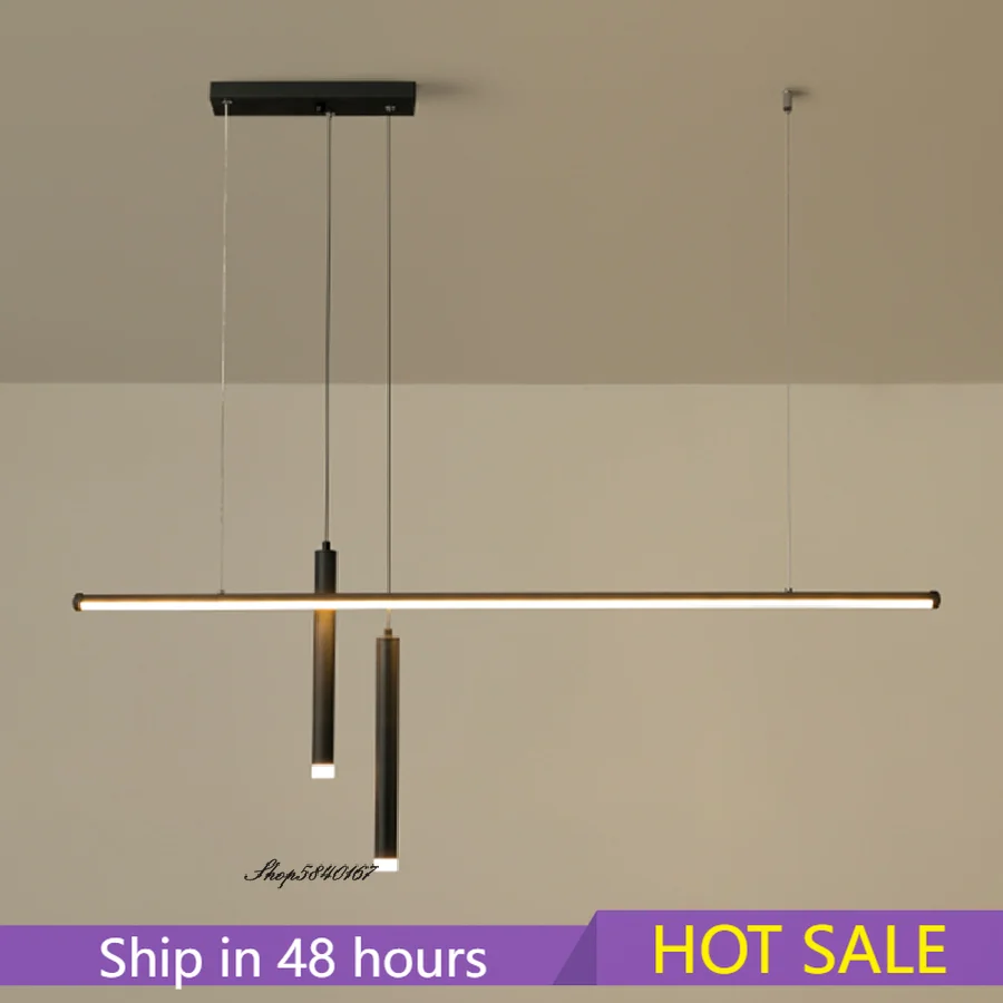 Modern Minimalist Led Line Pendant Light Dining Room Hanging Lights Creative Dining Room Suspension Lamps Home Decor Lighting
Modern Minimalist Led Line Pendant Light Dining Room Hanging Lights Creative Dining Room Suspension Lamps Home Decor Lighting