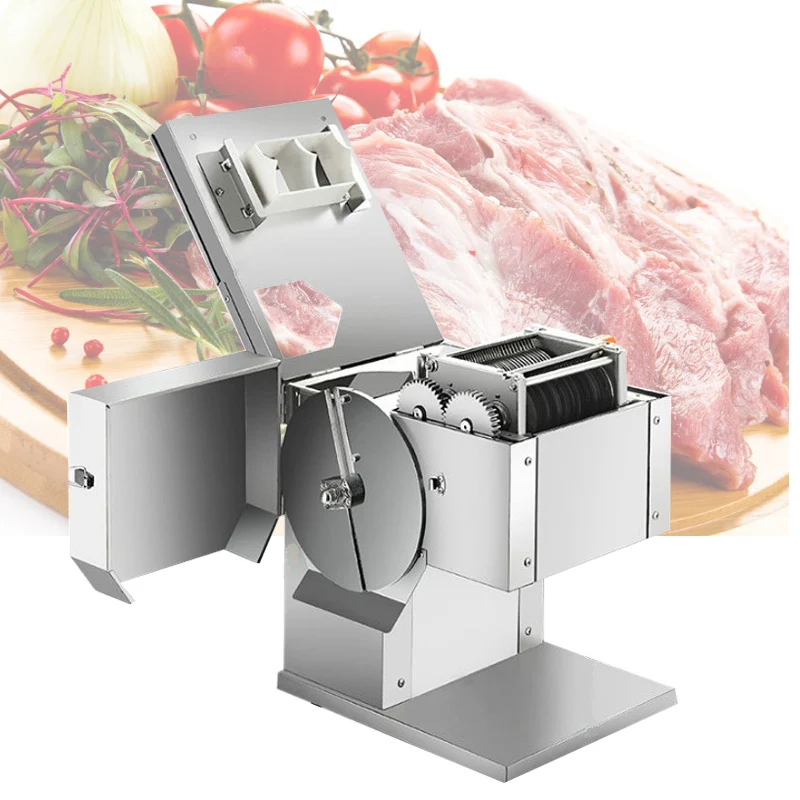 850W Electric Multi-functional Meat Slicer For Canteen Hotel Kitchen Desktop Vegetable Slicer Meat Cutting Machine
850W Electric Multi-functional Meat Slicer For Canteen Hotel Kitchen Desktop Vegetable Slicer Meat Cutting Machine