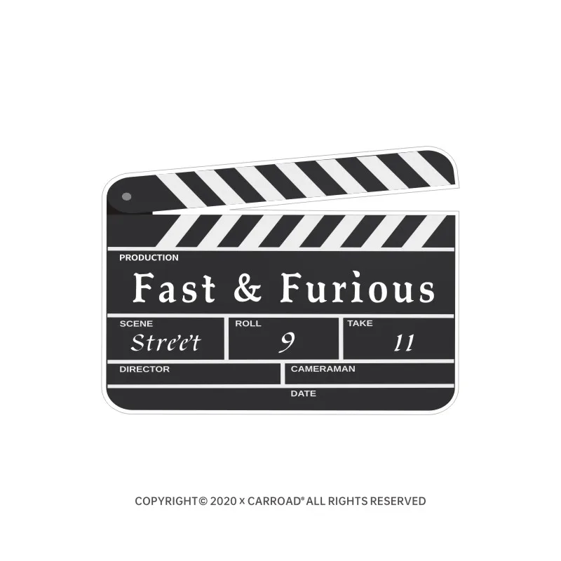 Clapperboard автомобильные наклейки отражающие мембрана ПВХ, виниловая Водонепроницаемая наклейка для автомобиля, мотоцикла, тележки, Windows шлем ...
Clapperboard автомобильные наклейки отражающие мембрана ПВХ, виниловая Водонепроницаемая наклейка для автомобиля, мотоцикла, тележки, Windows шлем ...