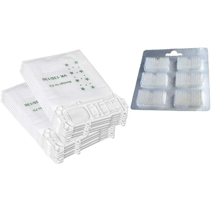 Vacuum Cleaner Attachments Cleaning Accessories Vacuum Cleaner Fit for Vorwerk VK135 VK136 10 Dust Bags+1 Fresheners
Vacuum Cleaner Attachments Cleaning Accessories Vacuum Cleaner Fit for Vorwerk VK135 VK136 10 Dust Bags+1 Fresheners