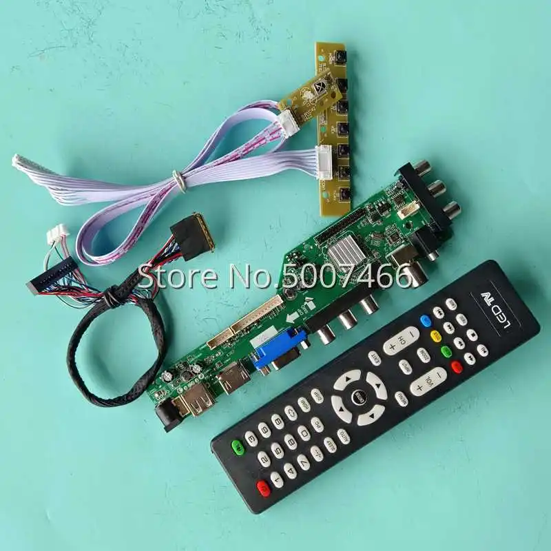 For N140BGE-LB2/LB3/L24/LA2/LA3/LAA VGA USB AV TV Universal LVDS 40-Pin Panel 1366*768 DVB Digital LCD Controller Board Kit
For N140BGE-LB2/LB3/L24/LA2/LA3/LAA VGA USB AV TV Universal LVDS 40-Pin Panel 1366*768 DVB Digital LCD Controller Board Kit