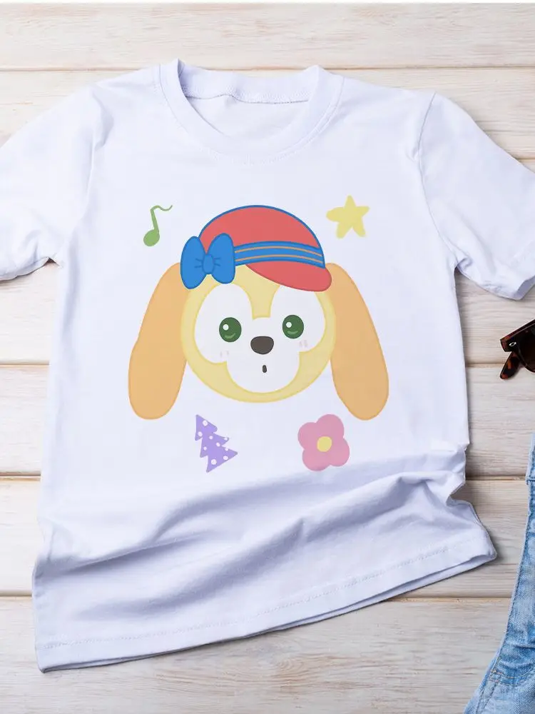 

T Shirt Women Disney CookieAnn White Modern Print Duffy And Friends T-Shirt Trendy Casual Comfy Tshirt Disney Brand Hot Sell Top