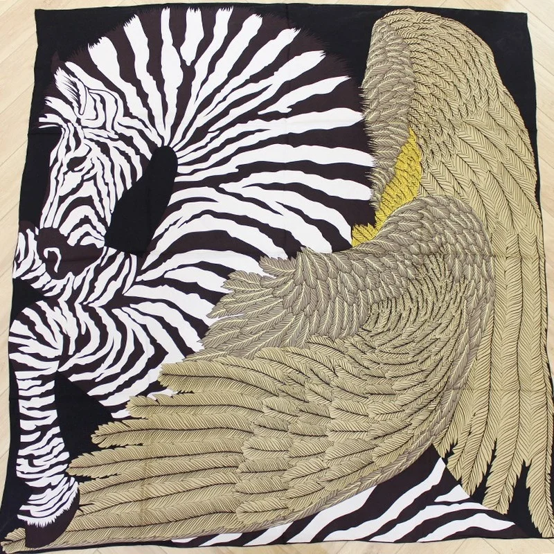 New Scarf Women Luxury 100% Twill Silk Scarf Fashion Versatile Zebra Twill Sand Wash Shawl 135*135cm Large Square Headscarf
New Scarf Women Luxury 100% Twill Silk Scarf Fashion Versatile Zebra Twill Sand Wash Shawl 135*135cm Large Square Headscarf