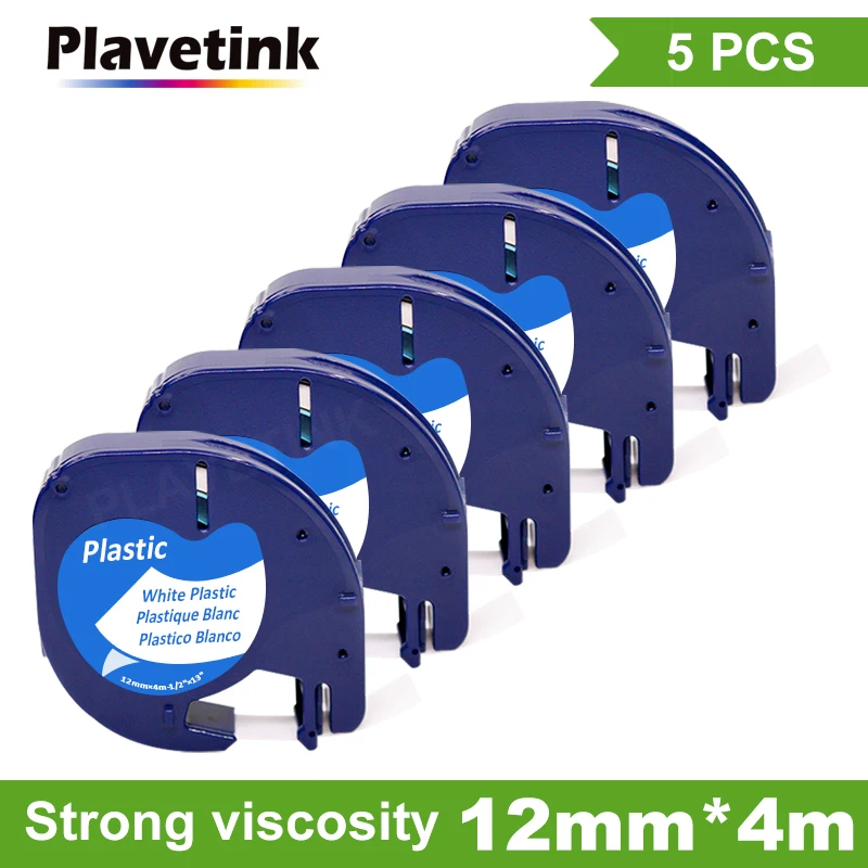 Пластмассовые этикетки Plavetink 5PK, совместимые с Dymo LetraTag 91201, черный на белом (12 мм x 4 м), 91331, 91221, 59422, S0721660
Пластмассовые этикетки Plavetink 5PK, совместимые с Dymo LetraTag 91201, черный на белом (12 мм x 4 м), 91331, 91221, 59422, S0721660