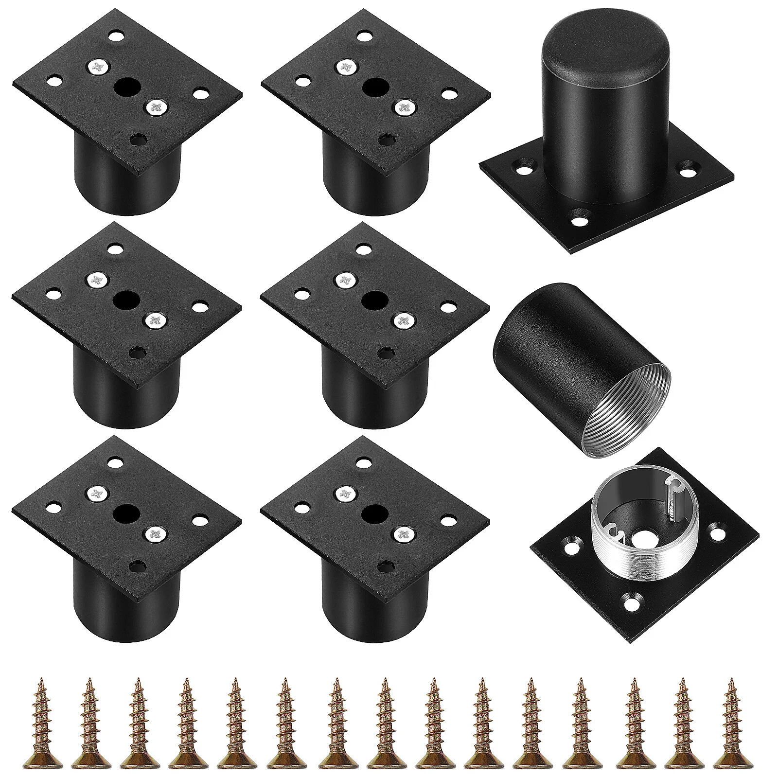 8Pcs Black Metal Cabinet Heavy Duty Aluminum Alloy Sofa Furniture Cabinet Riser for Cupboard
8Pcs Black Metal Cabinet Heavy Duty Aluminum Alloy Sofa Furniture Cabinet Riser for Cupboard
