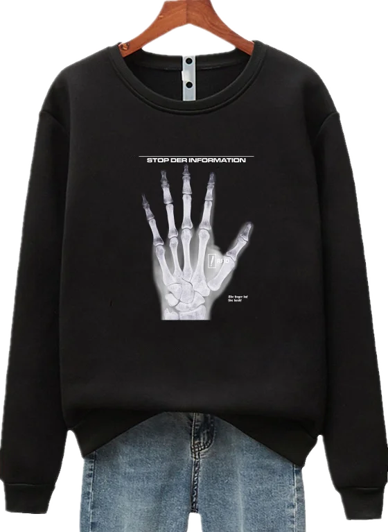 McQueen New Men's And Women's Unisex Skeleton Hand Printed Long Sleeve Crew Neck Pullover Casual Sweatshirts
McQueen New Men's And Women's Unisex Skeleton Hand Printed Long Sleeve Crew Neck Pullover Casual Sweatshirts
