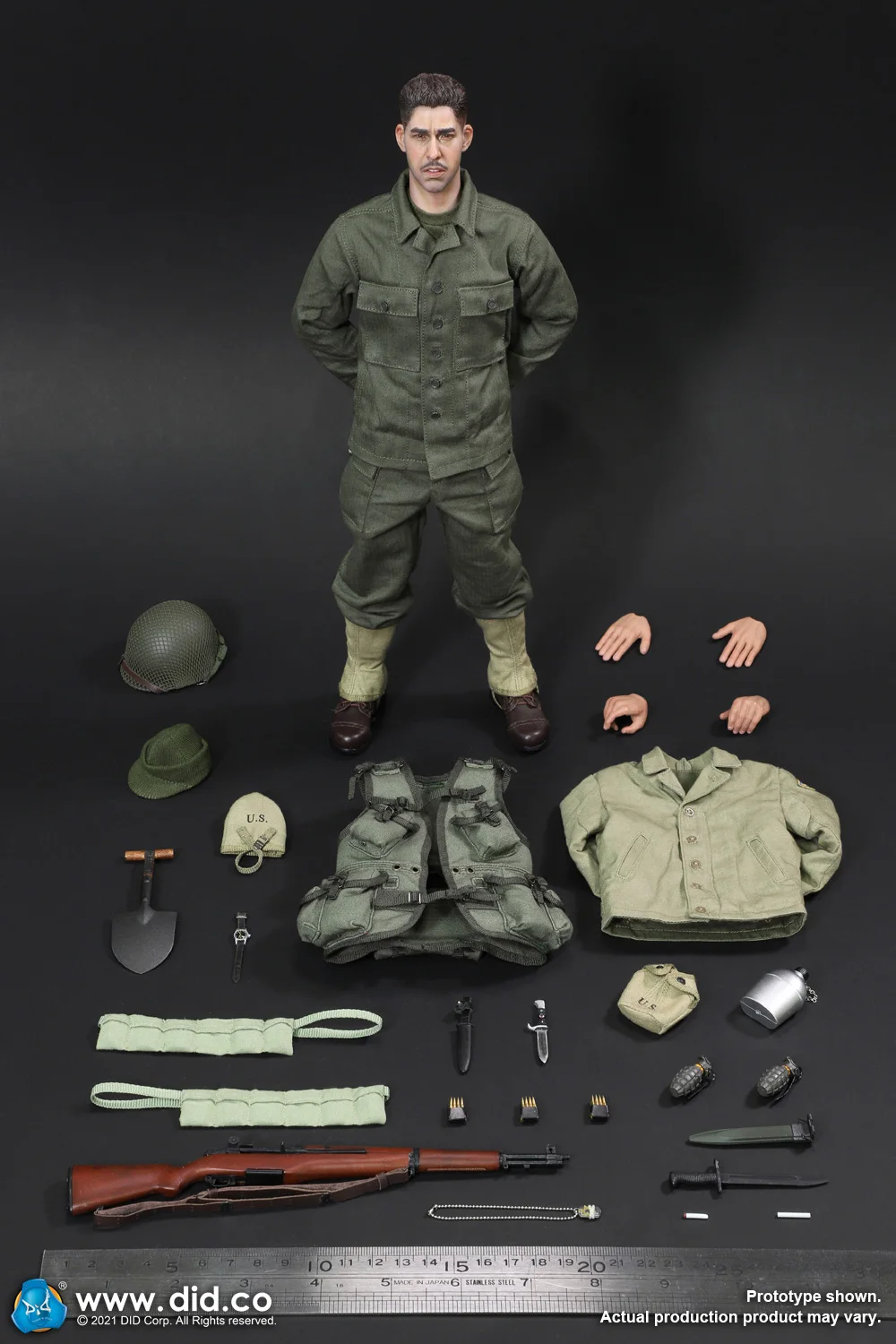 DID A80155 1/6 Scale WWII US Army Private Stanley Merry Adam Goldberg Soldier 12'' Action Figure Model
DID A80155 1/6 Scale WWII US Army Private Stanley Merry Adam Goldberg Soldier 12'' Action Figure Model