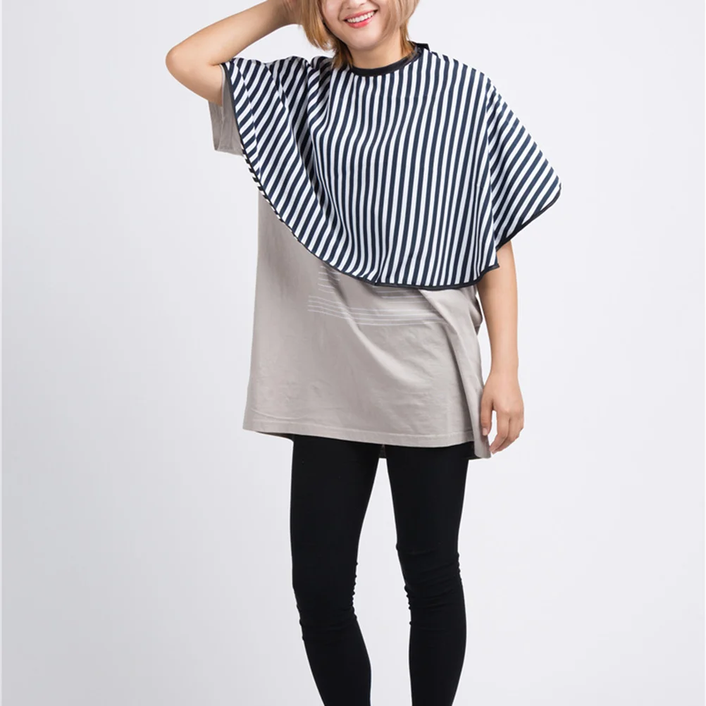 1 pc Hairdressing Shawl Hair Cutting Haircut Striped Barber Neck Shield Collar Cape for Home
1 pc Hairdressing Shawl Hair Cutting Haircut Striped Barber Neck Shield Collar Cape for Home
