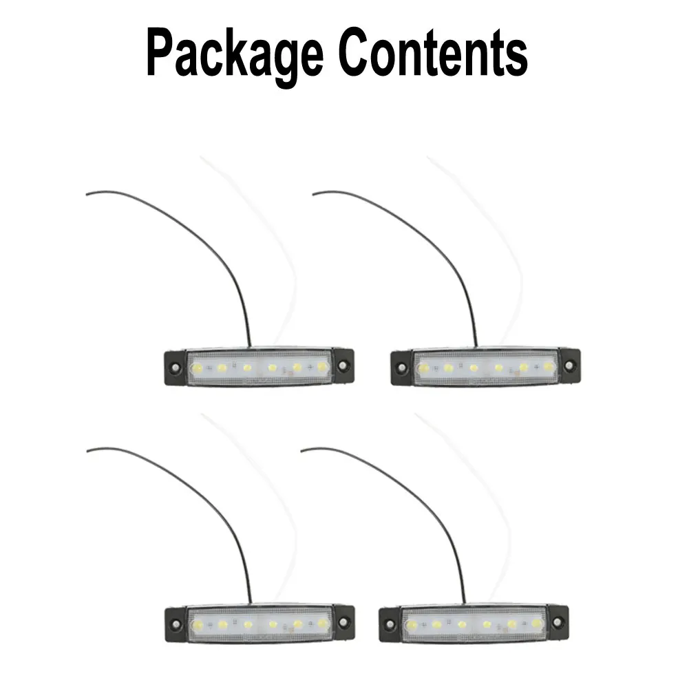 4PC Marine Grade 12 Volt Large Waterproof Cool White LED Courtesy Lights Set For Trucks Trailers Car Lights Accessories
4PC Marine Grade 12 Volt Large Waterproof Cool White LED Courtesy Lights Set For Trucks Trailers Car Lights Accessories