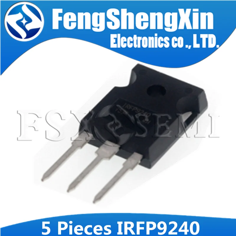 5pcs IRFP9240PBF TO-247 IRFP9240 TO247 P-CHANNEL POWER MOSFETS 200V 12A
5pcs IRFP9240PBF TO-247 IRFP9240 TO247 P-CHANNEL POWER MOSFETS 200V 12A
