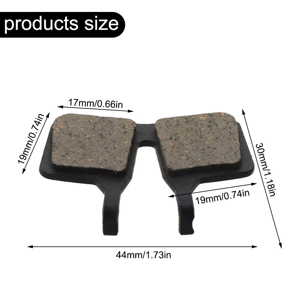 Bicycle Part Disc Brake Pads 1 Pair MTB Pads Resin Material 44*16mm Bicycle Accessories Black Color Disc Brake
Bicycle Part Disc Brake Pads 1 Pair MTB Pads Resin Material 44*16mm Bicycle Accessories Black Color Disc Brake