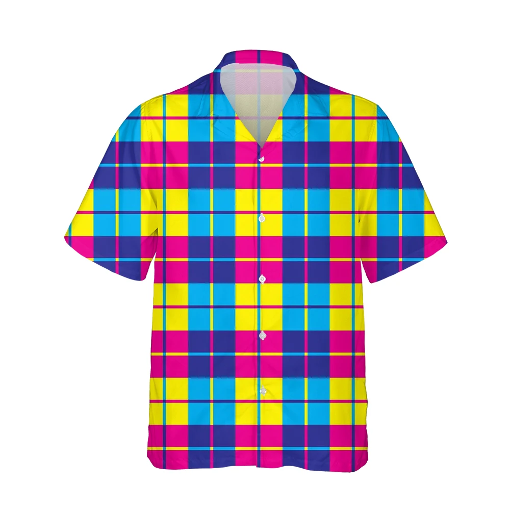 New 3D Colorful Harajuku Plaid Print Mens Hawaiian Shirts 3d Short Sleeve Men Clothes Fashion Trend Checker Loose Oversized Tops
New 3D Colorful Harajuku Plaid Print Mens Hawaiian Shirts 3d Short Sleeve Men Clothes Fashion Trend Checker Loose Oversized Tops