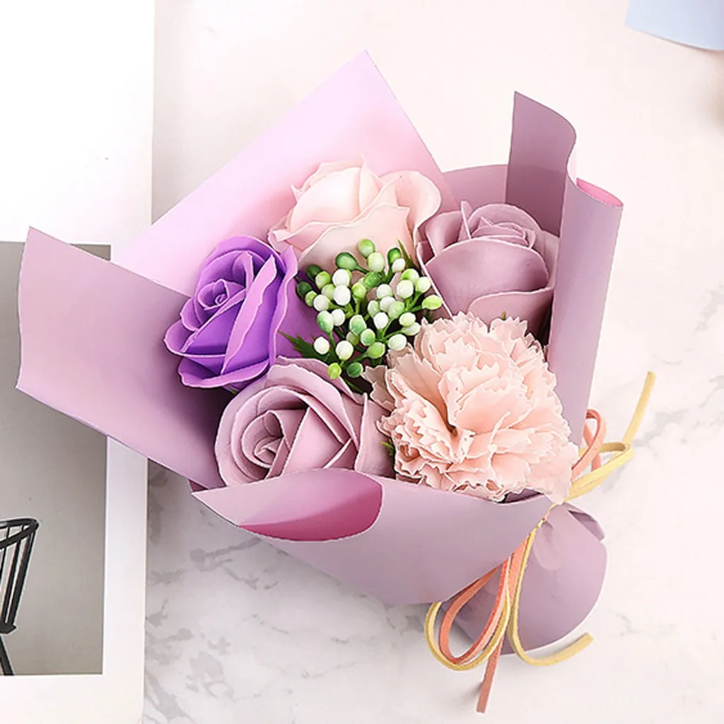 

Мыло, розы, Подарочная коробка, букет «сделай сам», упаковка для жены, подарки, искусственные цветы, День Святого Валентина, День рождения, ве...