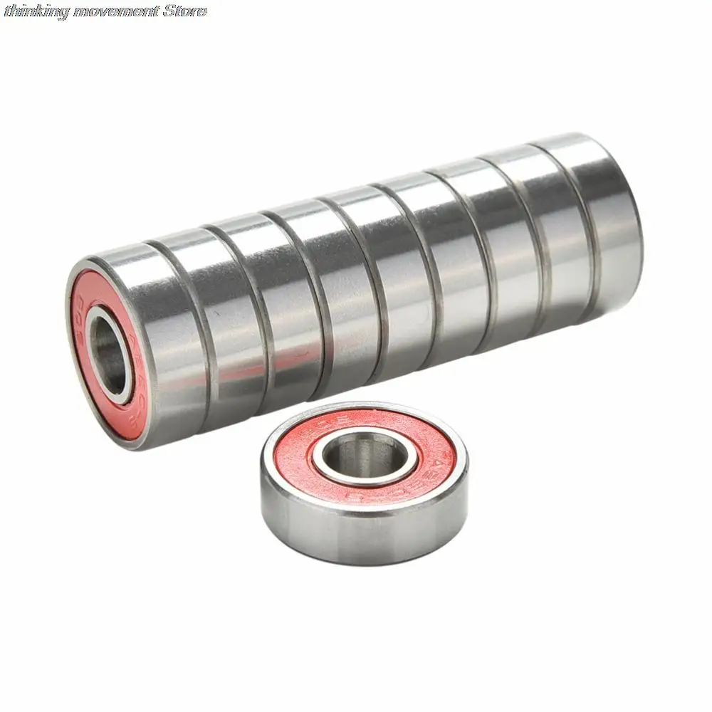 10Pcs ABEC 9 Stainless Steel Red Bearings For High Performance Roller Skate Scooter Skateboard Wheel Bearings
10Pcs ABEC 9 Stainless Steel Red Bearings For High Performance Roller Skate Scooter Skateboard Wheel Bearings